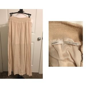 Maxi Beige Skirt
